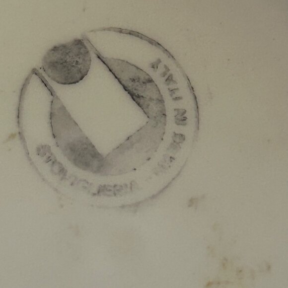 Stoviglielia Pink/Red Italian Hand-Painted Ceramic Fruit Bowl 9” Dining READ: - Picture 10 of 10